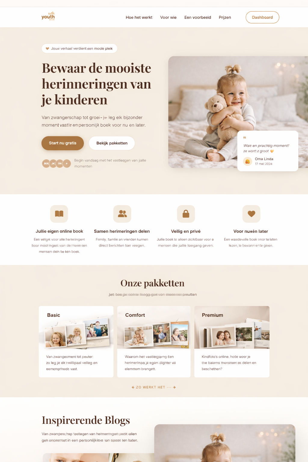 YourYouthBook nieuw ontwerp